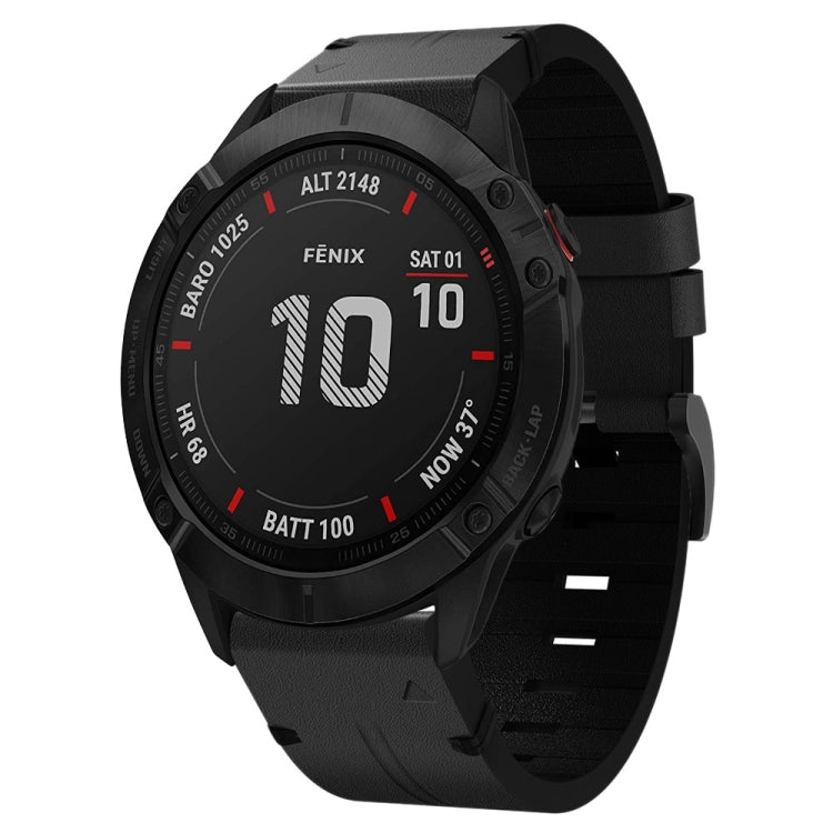 Cinturino in pelle 26mm per Garmin Fenix e Tactix