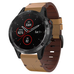 Cinturino in pelle 22 mm per Garmin Fenix 6 e 5