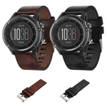 Cinturino in pelle 26 mm per Garmin Descent MK2i