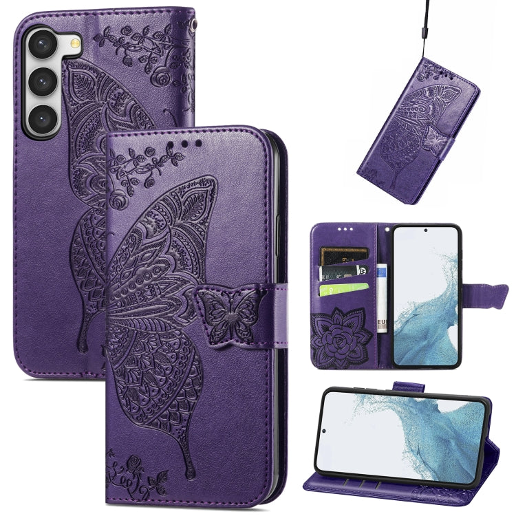 Custodia in pelle goffrata per Samsung Galaxy S23 Ultra 5G