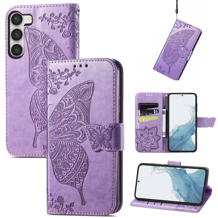 Custodia in pelle goffrata per Samsung Galaxy S23 Ultra 5G