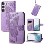 Custodia in pelle goffrata per Samsung Galaxy S23 Ultra 5G
