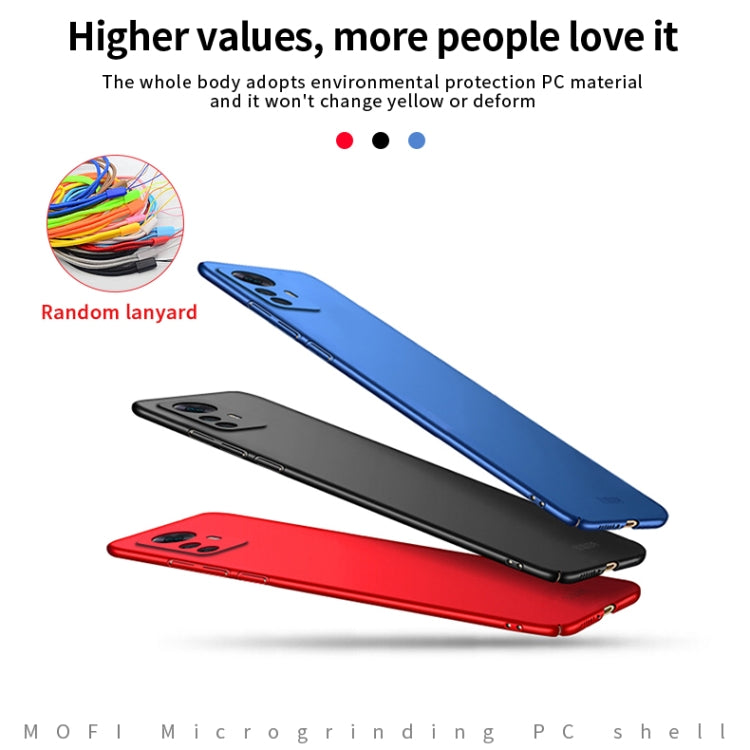 Custodia rigida ultrasottile per PC MOFI Micro Frosted, For Xiaomi 12T / Redmi K50 Ultra, For Xiaomi 12s Ultra