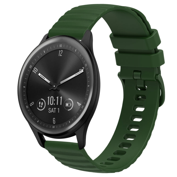 Cinturino in silicone 20 mm per Garmin Vivomove Sport
