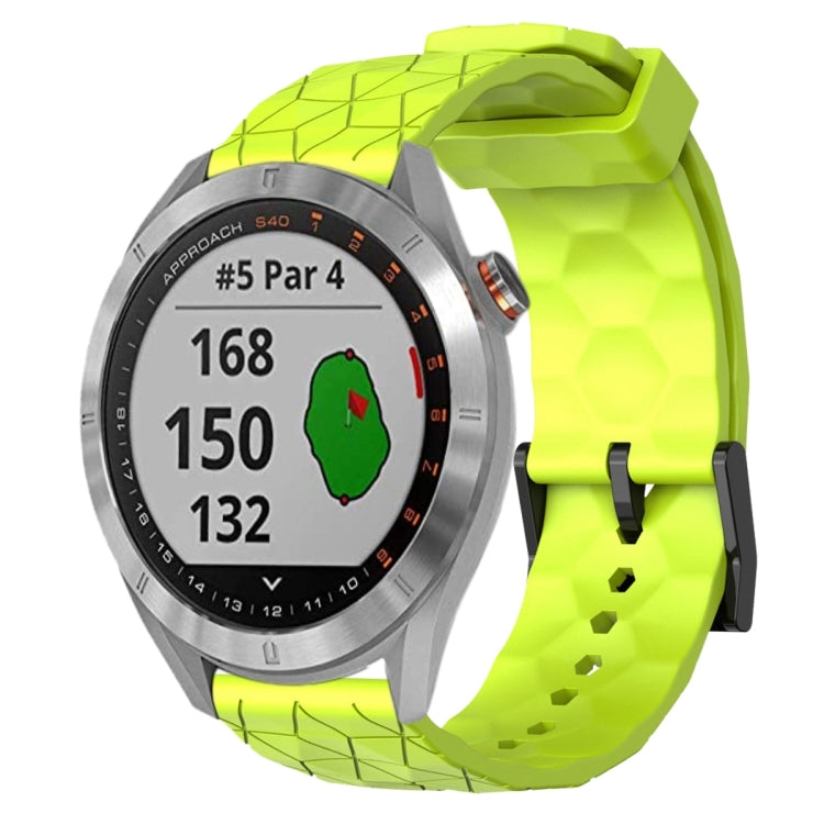 Cinturino in silicone 20mm per Garmin Approach S40