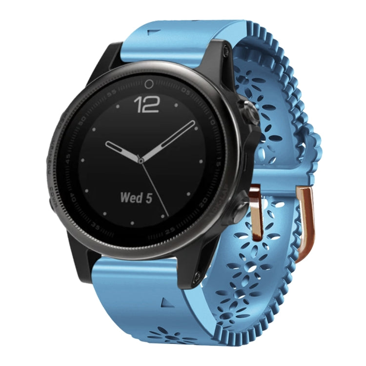 Cinturino in silicone 20 mm donna per Garmin Fenix 5S Plus