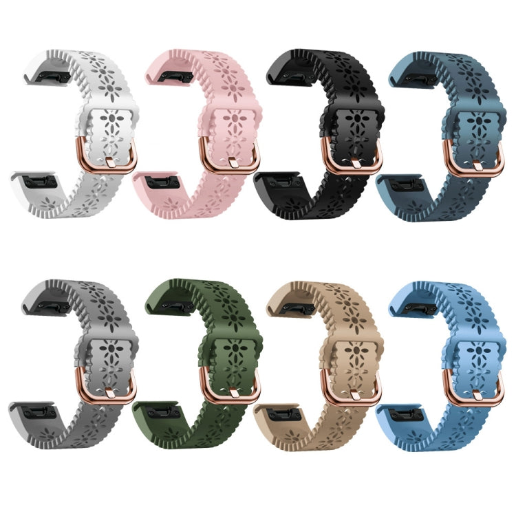 Cinturino in silicone 20 mm donna per Garmin Fenix 5S Plus