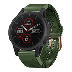 Cinturino in silicone 20 mm donna per Garmin Fenix 5S Plus