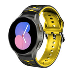 Cinturino in silicone con trama curva per Galaxy Watch 5 44mm