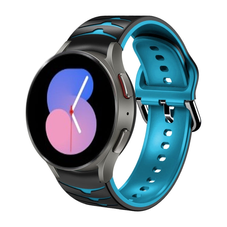 Cinturino in silicone con trama curva per Galaxy Watch 5 44mm