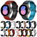 Cinturino in silicone con trama curva per Galaxy Watch 5 44mm