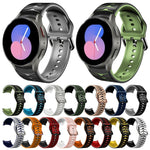 Cinturino in silicone con trama curva per Galaxy Watch 5 40mm