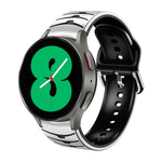 Cinturino in silicone con trama curva per Samsung Galaxy Watch4 4