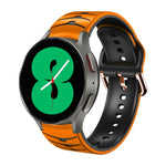 Cinturino in silicone con trama curva per Samsung Galaxy Watch4 4
