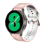 Cinturino in silicone con trama curva per Samsung Galaxy Watch4 4