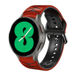 Cinturino in silicone con trama curva per Samsung Galaxy Watch4 4