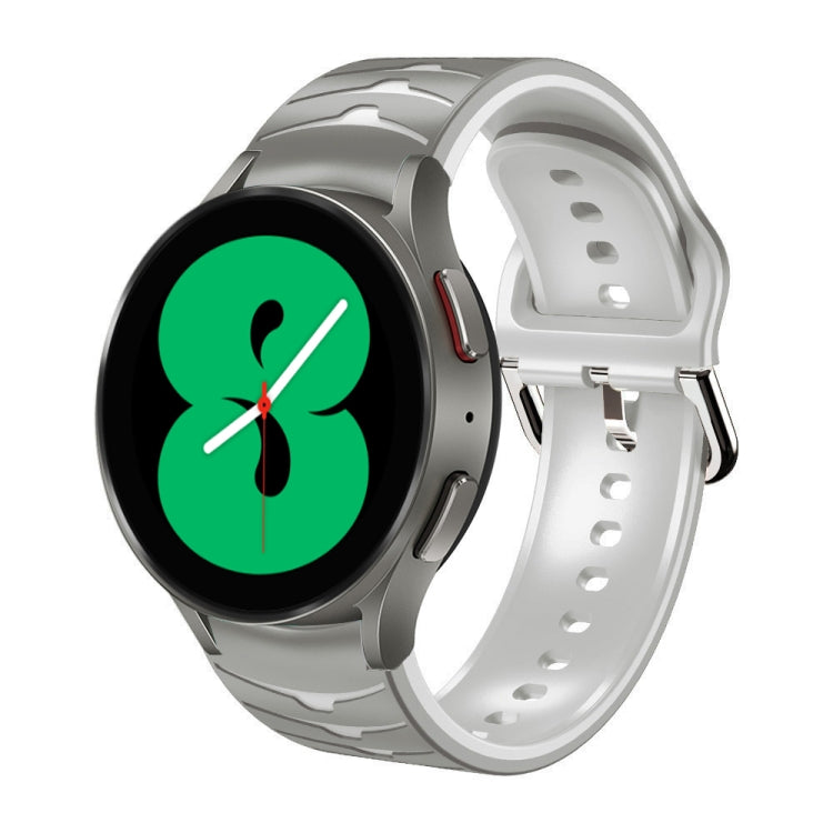 Cinturino in silicone con trama curva per Samsung Galaxy Watch4 4