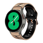 Cinturino in silicone con trama curva per Samsung Galaxy Watch4 4