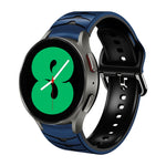 Cinturino in silicone con trama curva per Samsung Galaxy Watch4 4