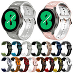 Cinturino in silicone con trama curva per Samsung Galaxy Watch4 4