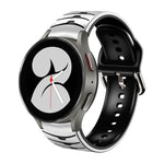 Cinturino in silicone con trama curva per Galaxy Watch4 40mm