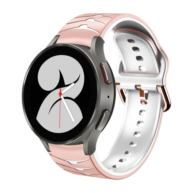 Cinturino in silicone con trama curva per Galaxy Watch4 40mm