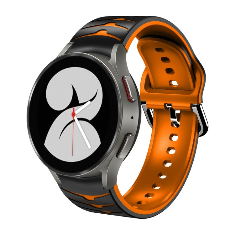 Cinturino in silicone con trama curva per Galaxy Watch4 40mm