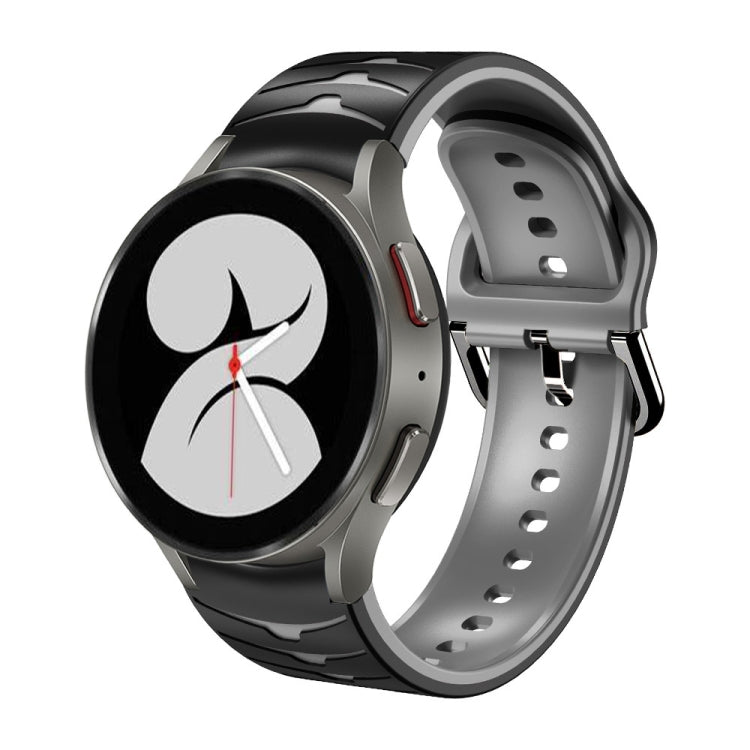 Cinturino in silicone con trama curva per Galaxy Watch4 40mm