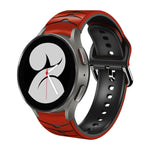 Cinturino in silicone con trama curva per Galaxy Watch4 40mm