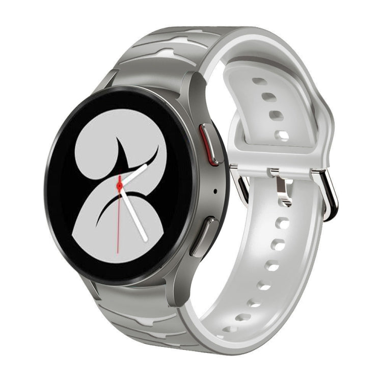 Cinturino in silicone con trama curva per Galaxy Watch4 40mm