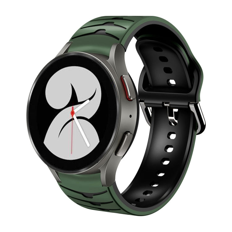 Cinturino in silicone con trama curva per Galaxy Watch4 40mm