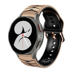 Cinturino in silicone con trama curva per Galaxy Watch4 40mm