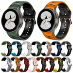 Cinturino in silicone con trama curva per Galaxy Watch4 40mm