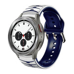 Cinturino in silicone con trama curva per Galaxy Watch4 Classic 4