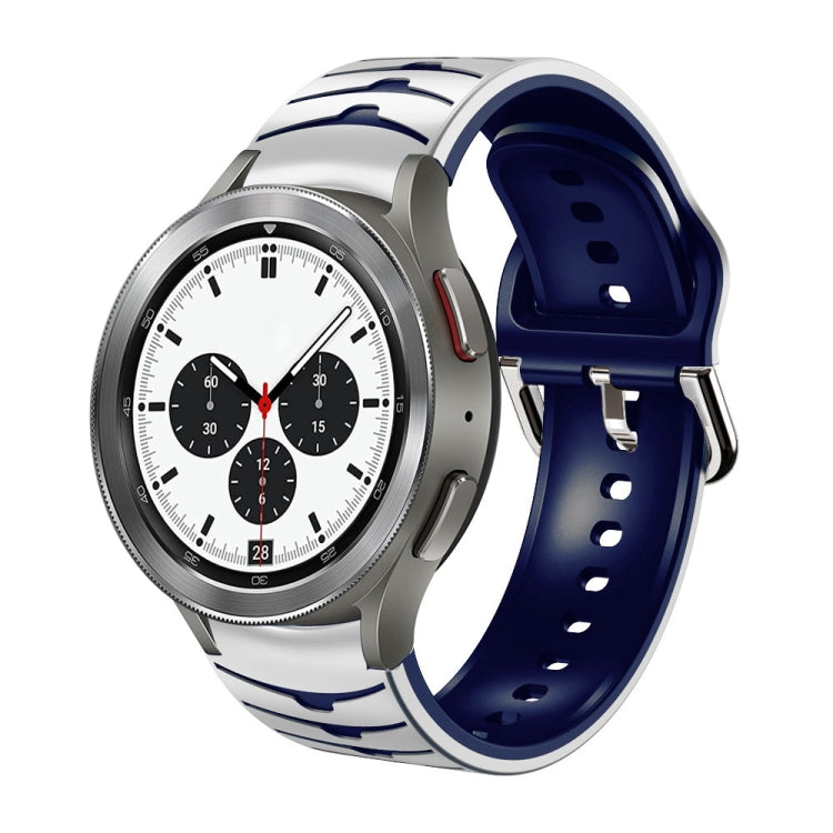 Cinturino in silicone con trama curva per Galaxy Watch4 Classic 4