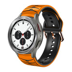 Cinturino in silicone con trama curva per Galaxy Watch4 Classic 4