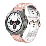 Cinturino in silicone con trama curva per Galaxy Watch4 Classic 4