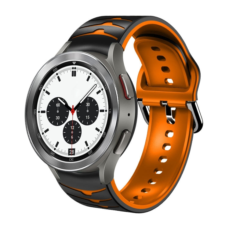 Cinturino in silicone con trama curva per Galaxy Watch4 Classic 4