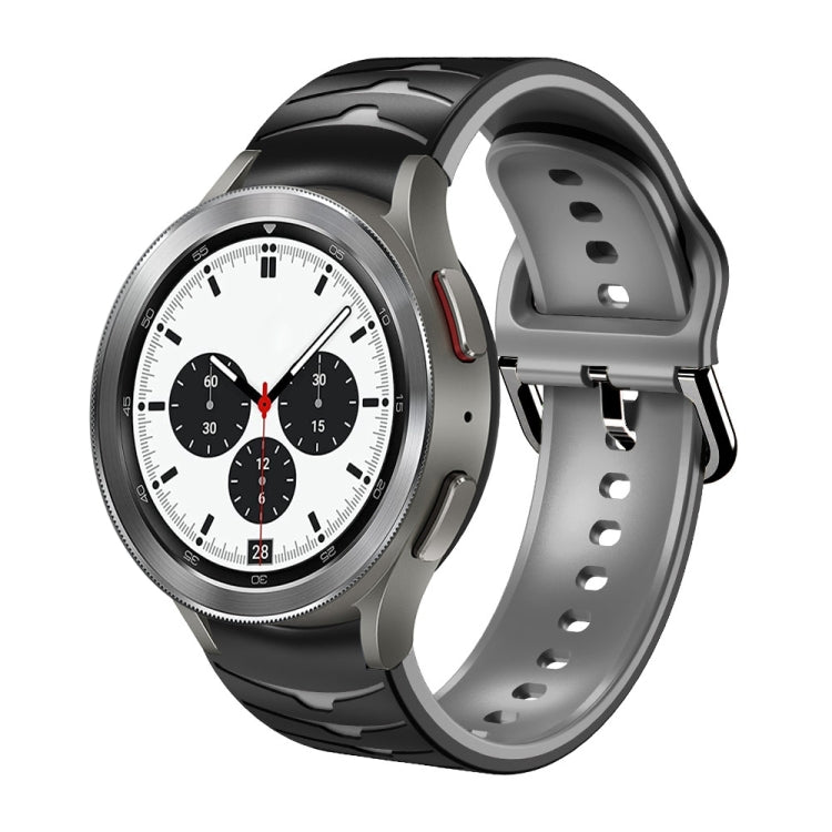 Cinturino in silicone con trama curva per Galaxy Watch4 Classic 4