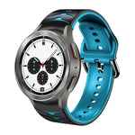Cinturino in silicone con trama curva per Galaxy Watch4 Classic 4