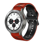 Cinturino in silicone con trama curva per Galaxy Watch4 Classic 4