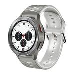 Cinturino in silicone con trama curva per Galaxy Watch4 Classic 4