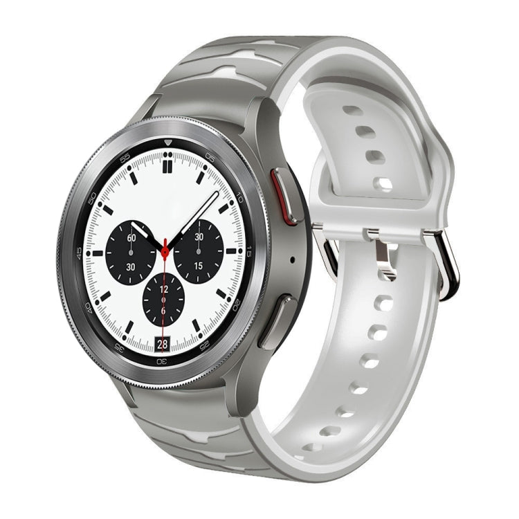 Cinturino in silicone con trama curva per Galaxy Watch4 Classic 4