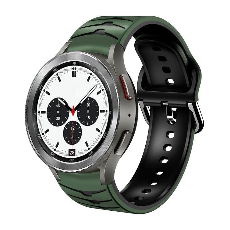 Cinturino in silicone con trama curva per Galaxy Watch4 Classic 4