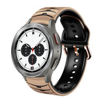 Cinturino in silicone con trama curva per Galaxy Watch4 Classic 4