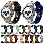 Cinturino in silicone con trama curva per Galaxy Watch4 Classic 4