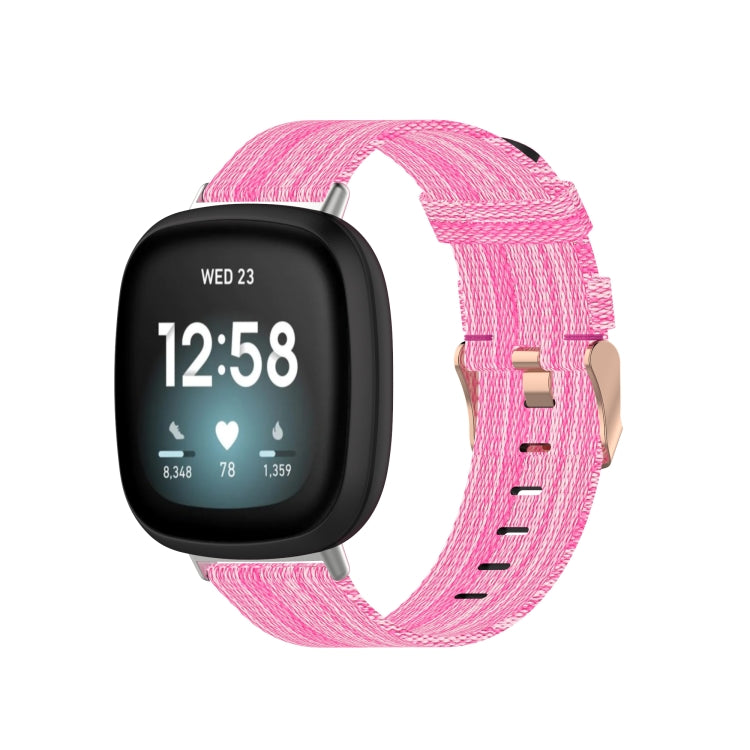 Cinturino in nylon intrecciato per Fitbit Versa 3 e Sense