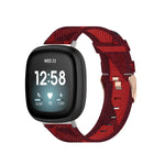 Cinturino in nylon intrecciato per Fitbit Versa 3 e Sense