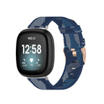 Cinturino in nylon intrecciato per Fitbit Versa 3 e Sense