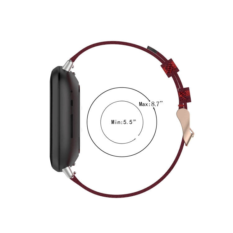Cinturino in nylon intrecciato per Fitbit Versa 3 e Sense